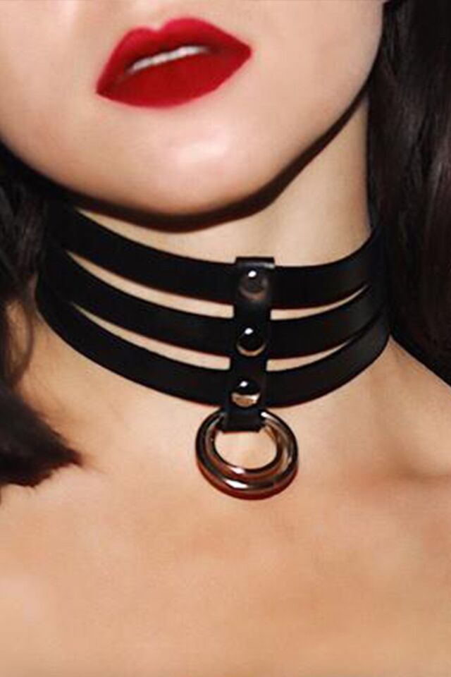 Special Design Leather Neck Harness