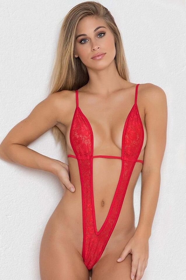 Red Sexy Fantasy Babydoll