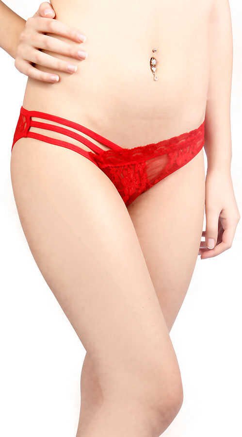 Sexy Panties with Red Stripe Detail